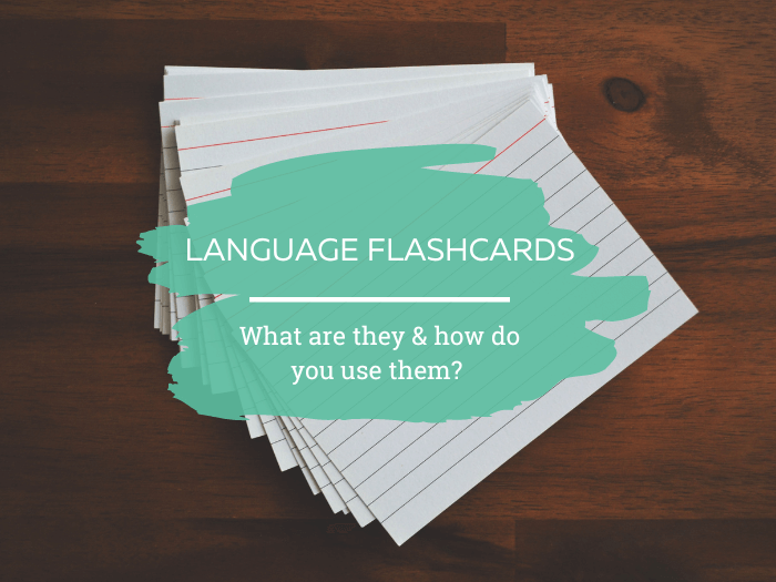 Language flashcards