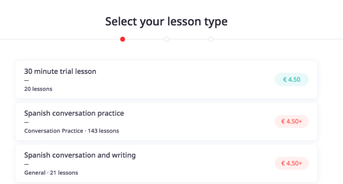 Lesson type