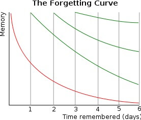 the forgetting curve memory