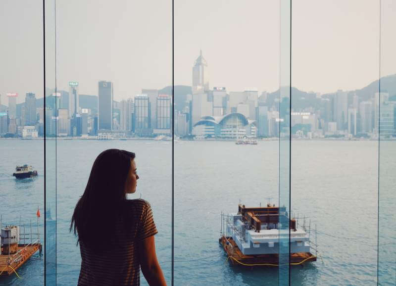 view from the InterContinental Hong Kong