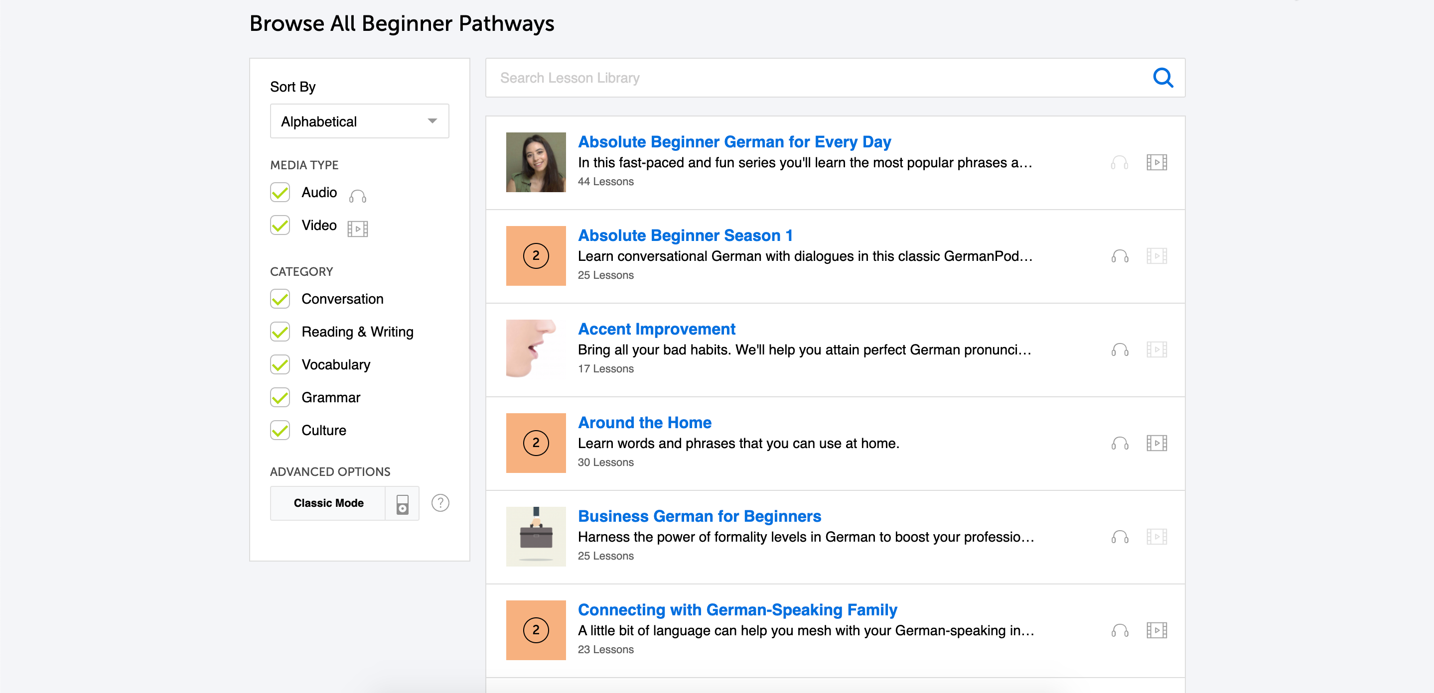 germanpod101 pathways