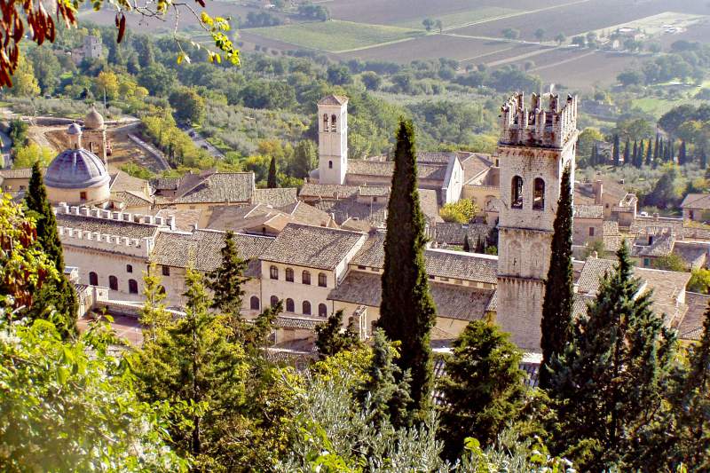 assisi italian countryside