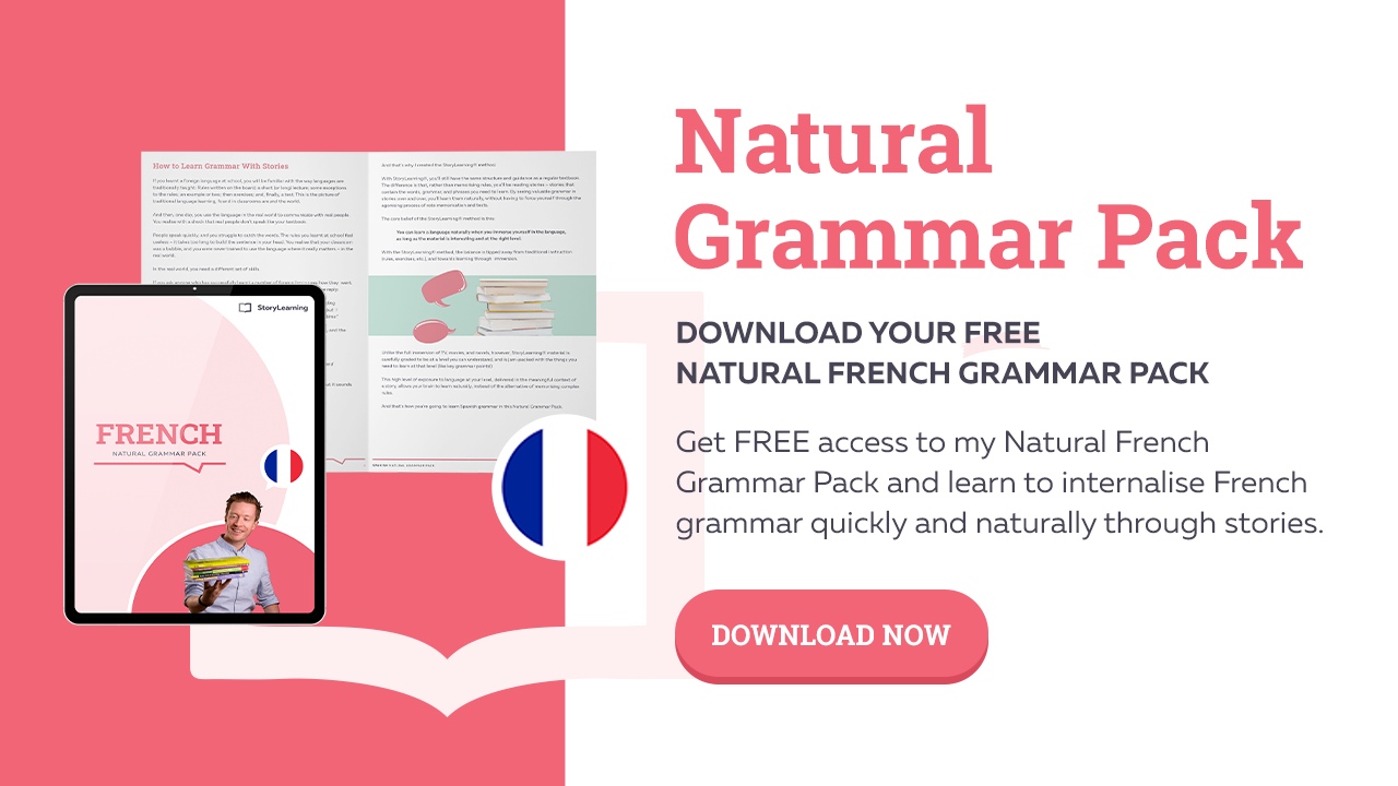 French Natural grammar pack