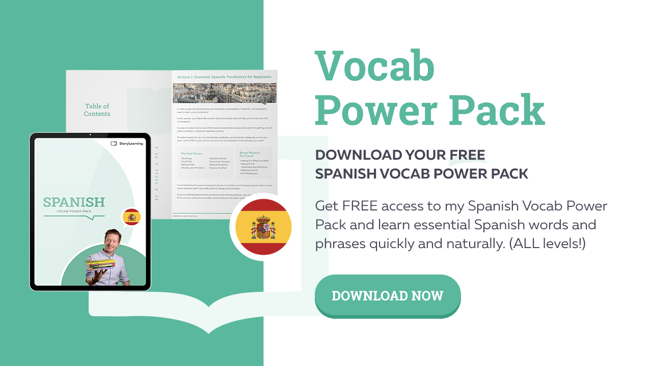 Spanish vocab pack