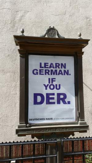 learn german if you der