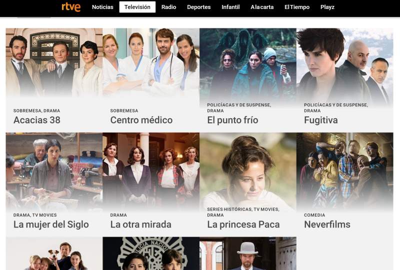 rtve native spanish content