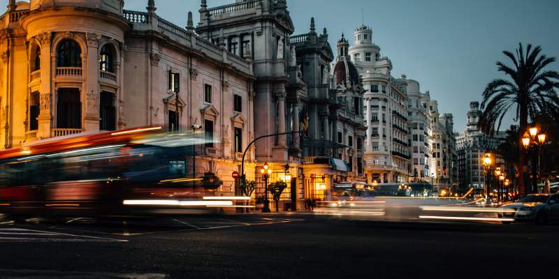 Valencia by night