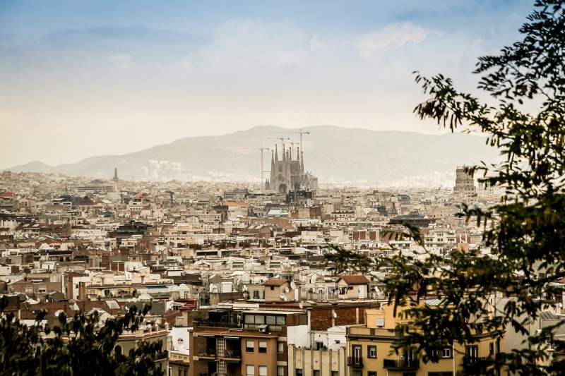 panorama of Barcelona