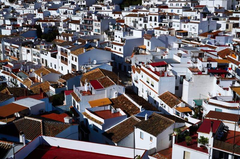 rooftops Spanish village