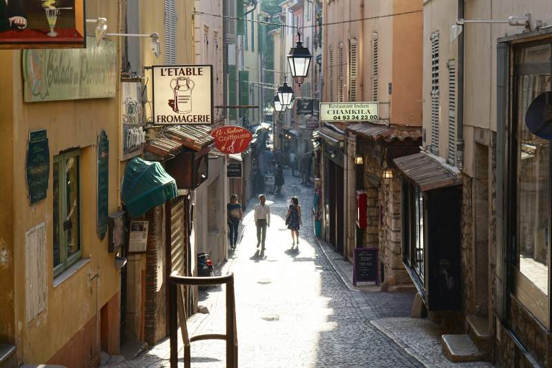 street in Antibes France