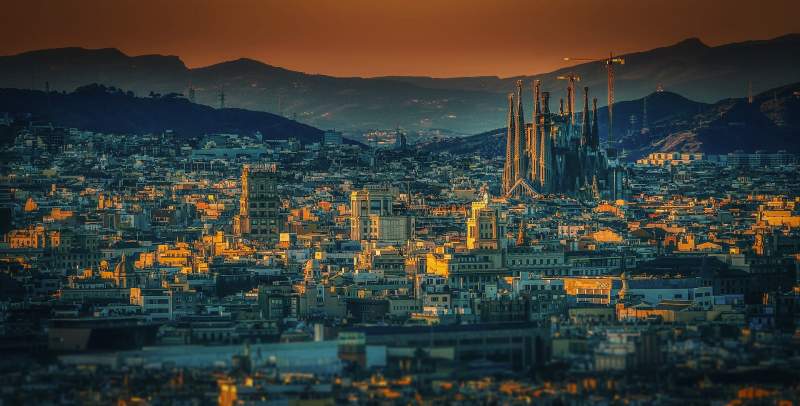 panorama of Barcelona