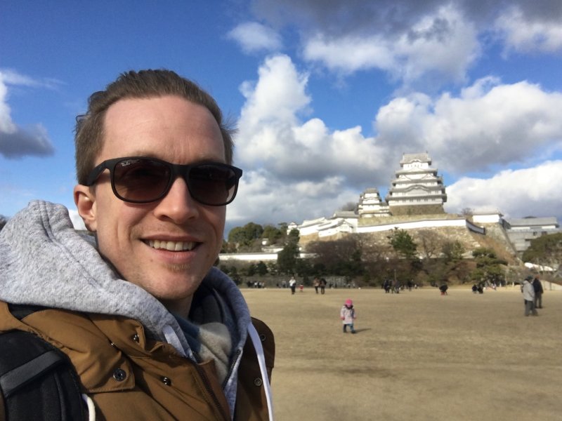 Olly in Himeji Japan