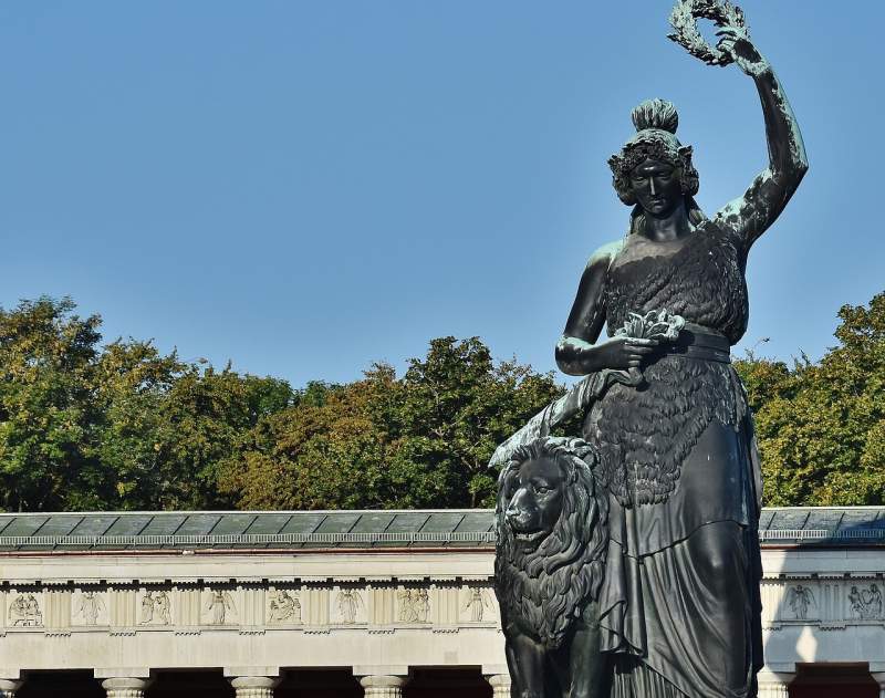 Bavaria statue in Theresienwiese