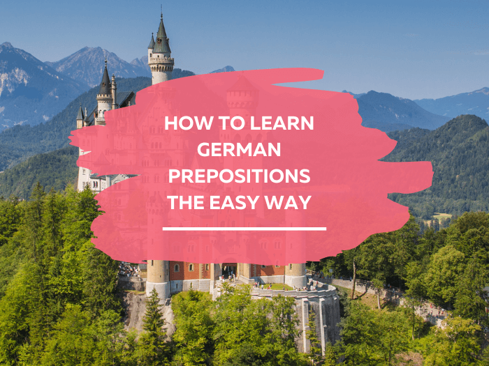 German prepositions