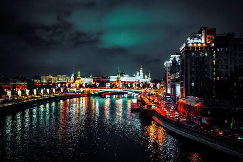 Moscow by night