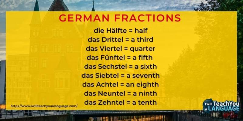 German fractions