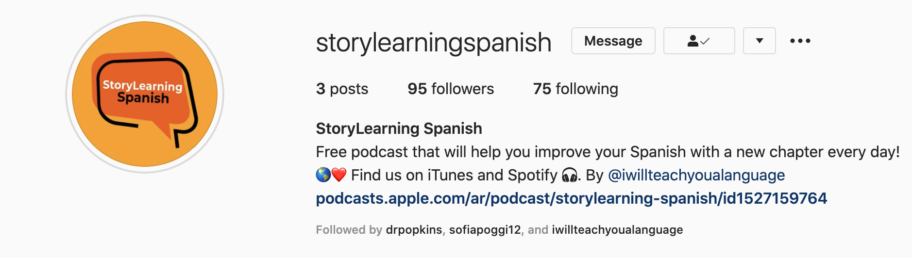 storylearningspanish instagram