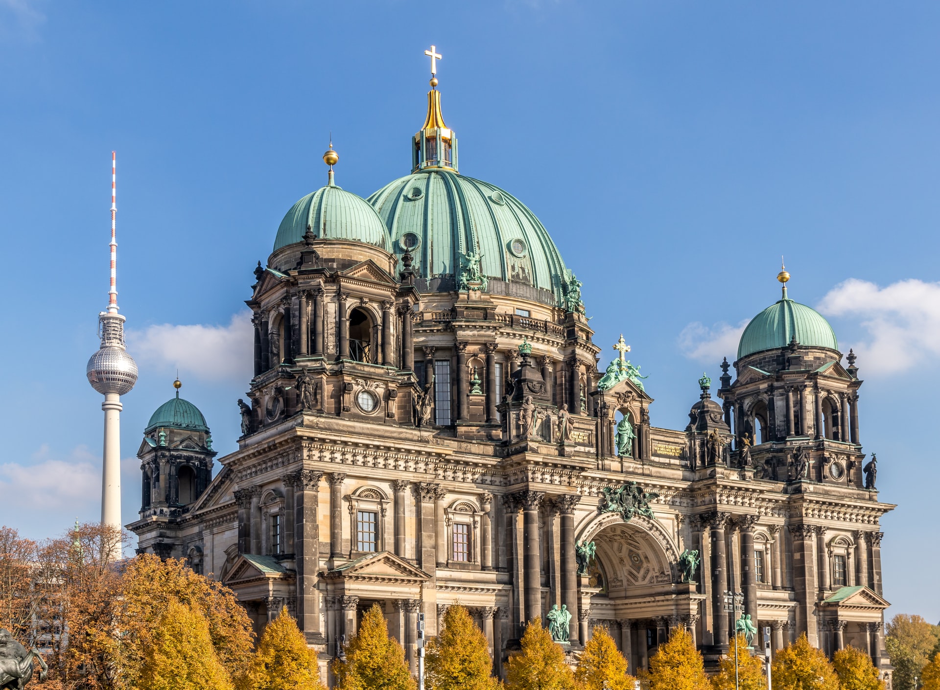 Berlin cathedral on a sunny day