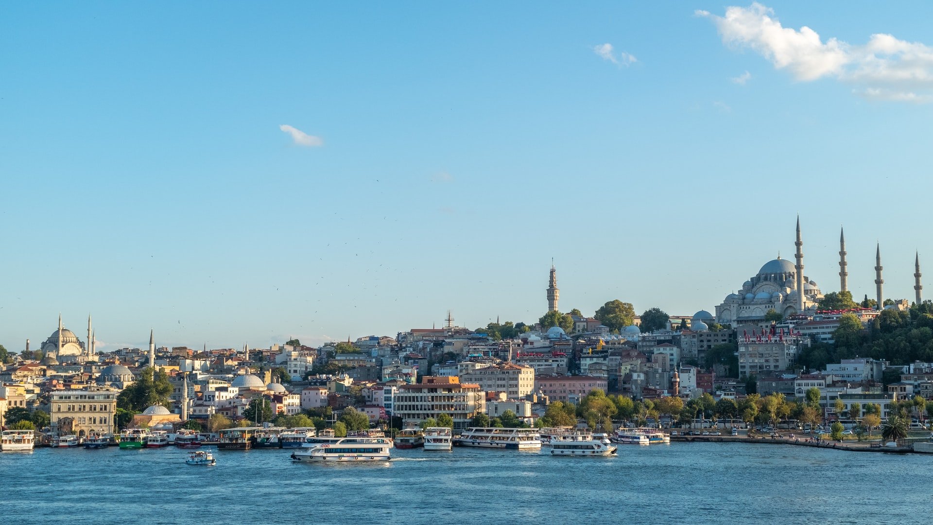 View of Istanbul city scape, Turkey 