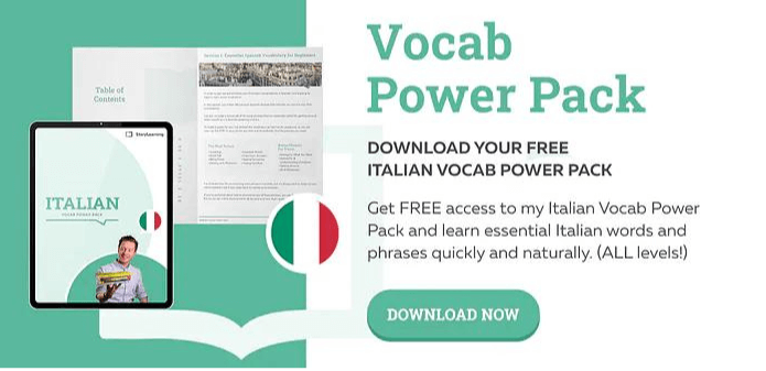 Italian vocab pack