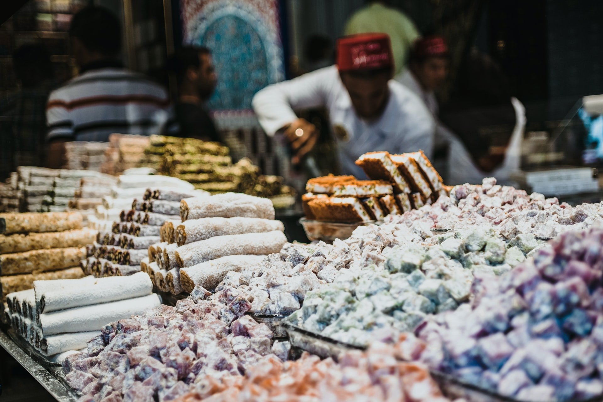 Turkish delight at a Turkish market 