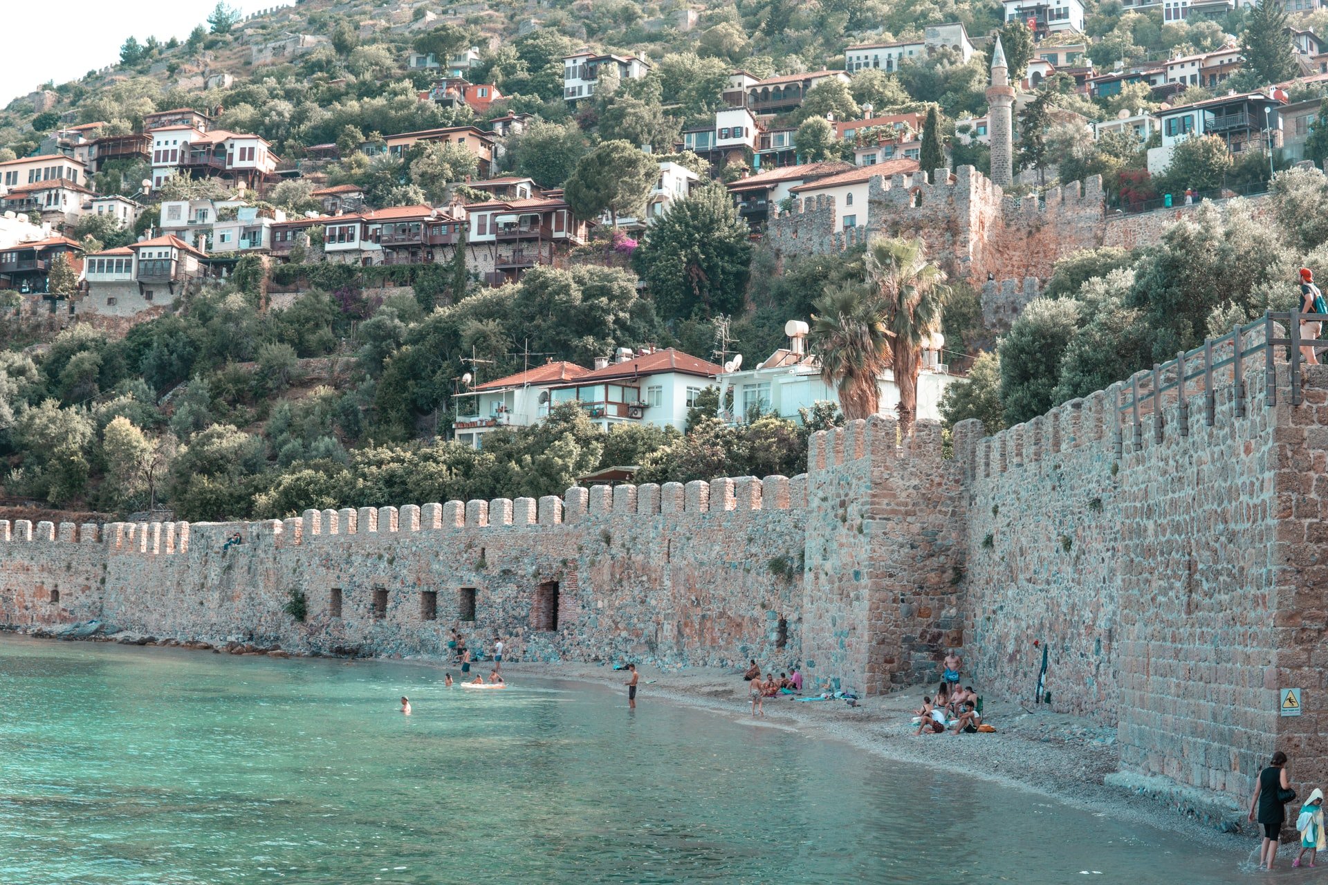 Turkish seaside town 