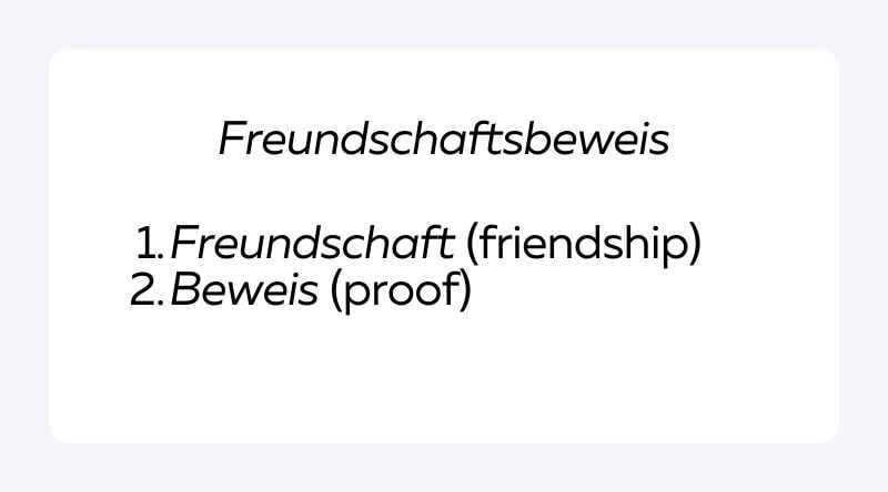 German compound words