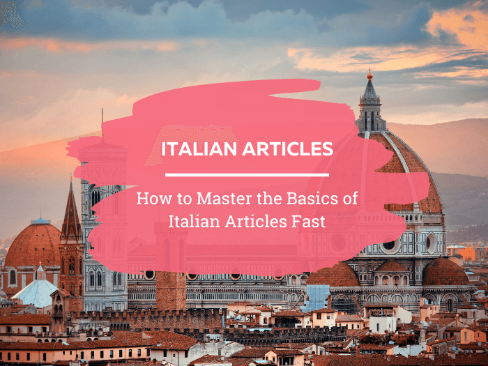 Italian articles