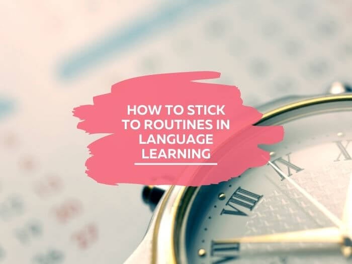 how to stick to routine