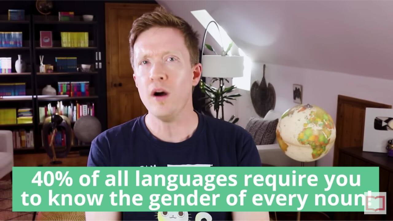 why is English is easy lack of gender 