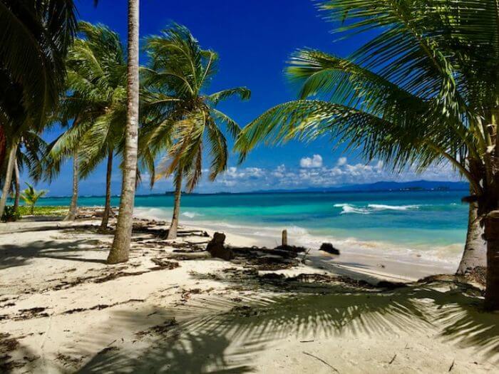 a beach in panama