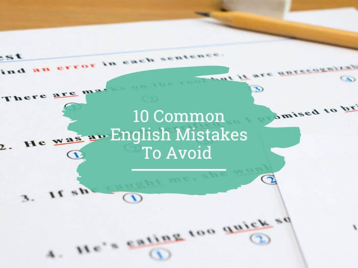 common English mistakes