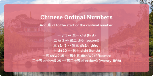 mandarin numbers