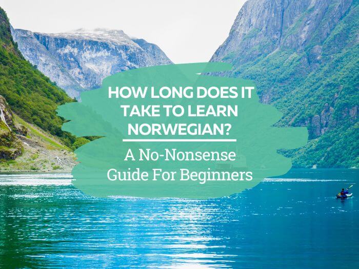 How long does it take to learn Norwegian?