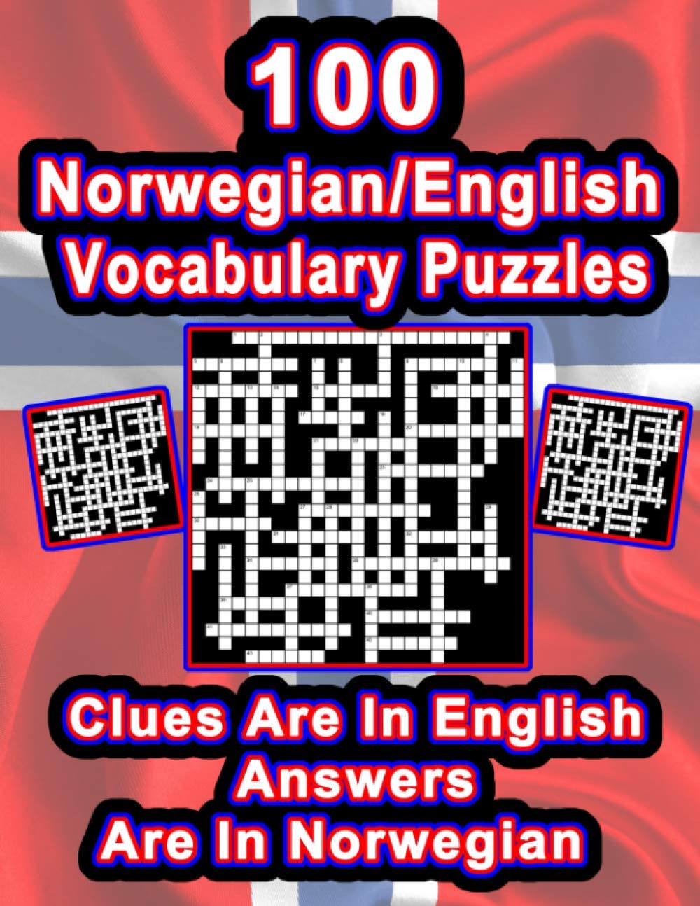 Norwegian language books - 100 Norwegian/English vocabulary puzzles 