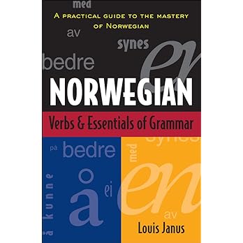 Book to Learn Norwegian - Norwegian Verbs And Essentials Of Grammar  