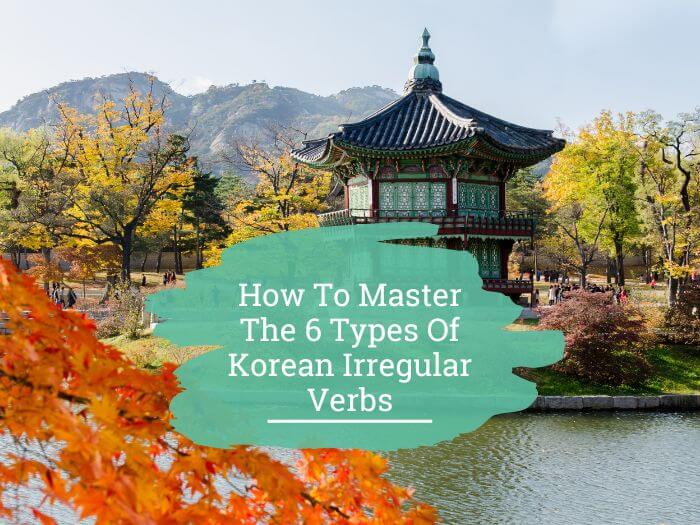 Korean irregular verbs