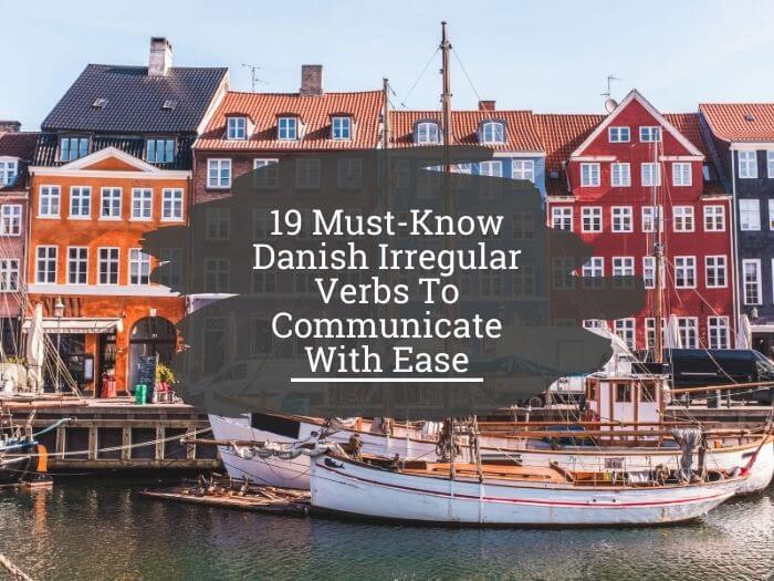 Danish irregular verbs