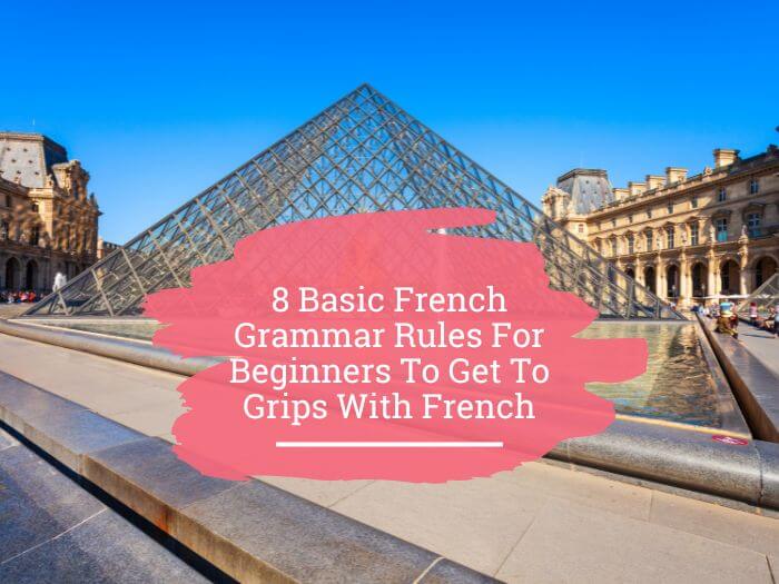 Basic French grammar