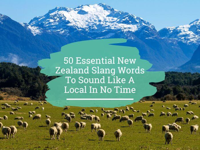 New Zealand slang