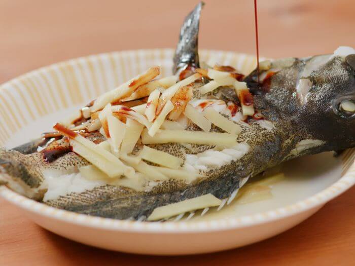 Chinese-style steamed fish