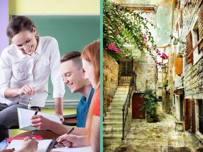 French homophones cour and cours French homophones cour and cours