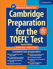 TOEFL book Cambridge Preparation for the TOEFL® Test