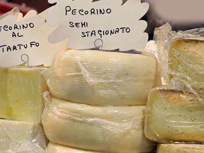 Traditional Italian dishes Italian cheese