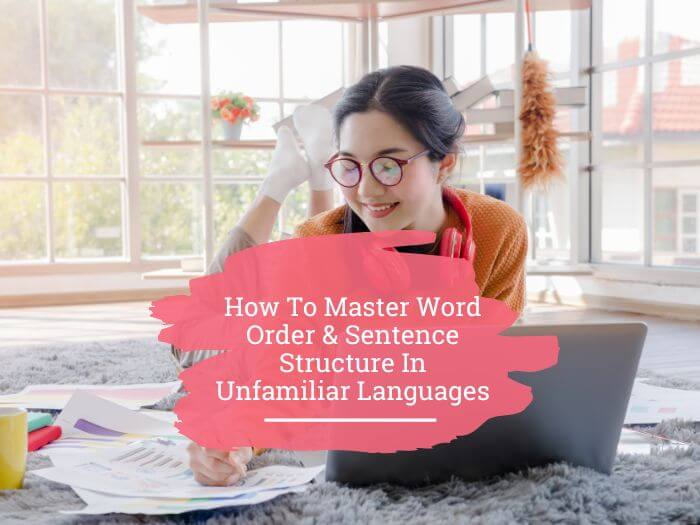 word order and sentence structure