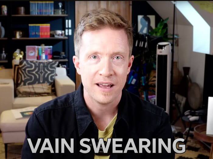 vain swearing 