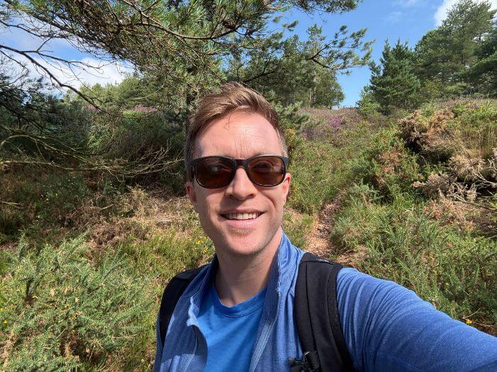 Olly Richards in the English countryside 