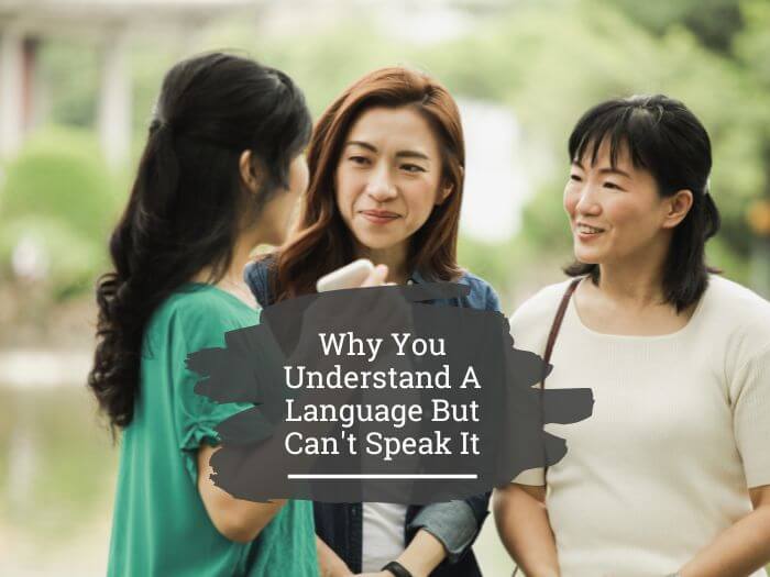 Understand A Language But Can't Speak It