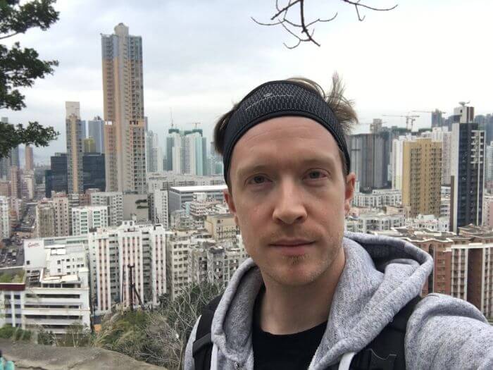 Olly Richards in Hong Kong 