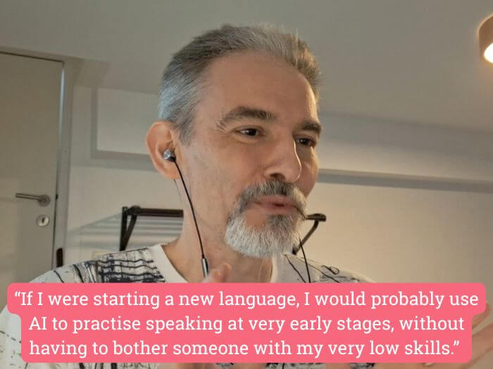 Stefano Suigo on AI for language learning